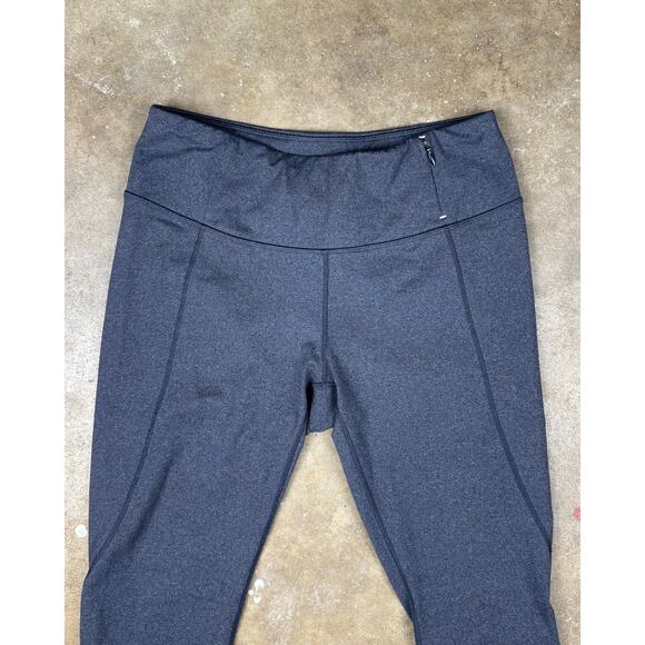 CALIA by Carrie Underwood Women’s Leggings Small Gray Cropped Ruched Capri‎ - Picture 2 of 8